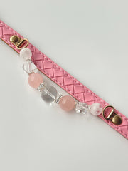 Collar de Cuarzo Rosa Amor Suave
