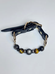 Collar de protección Ojo de Tigre Obsidiana