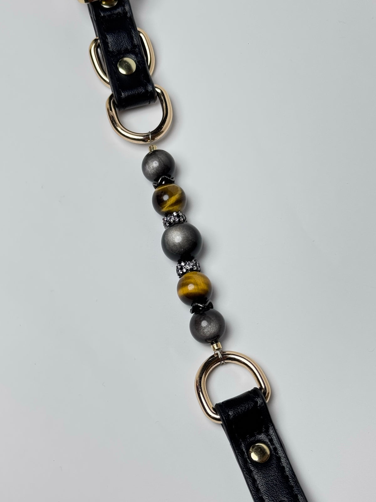 Collar de protección Ojo de Tigre Obsidiana