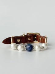 Kyanite & Pearl Collar