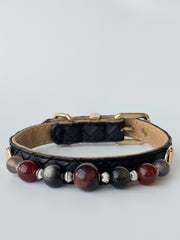 Tigereye & Obsidian Guardian Collar