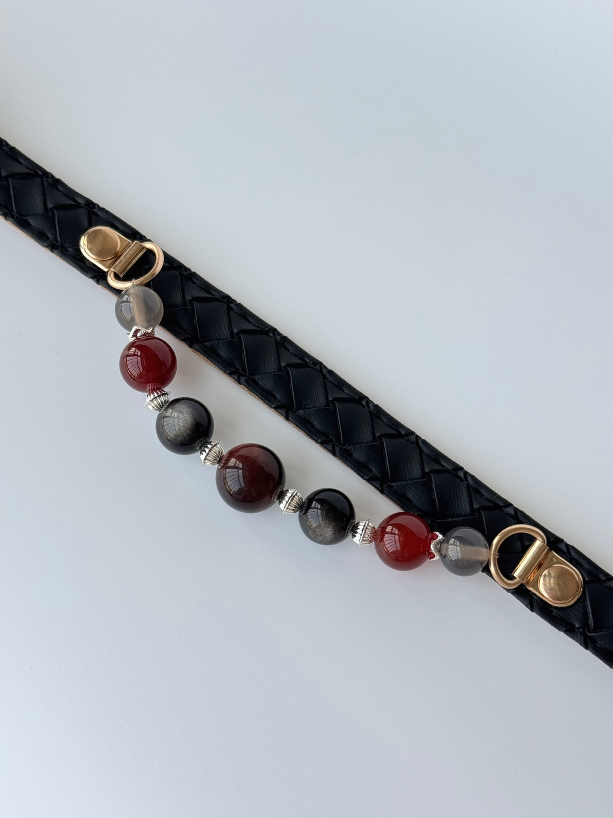 Tigereye & Obsidian Guardian Collar