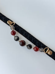 Tigereye & Obsidian Guardian Collar