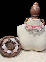Rose Quartz Gentle Love Collar Set