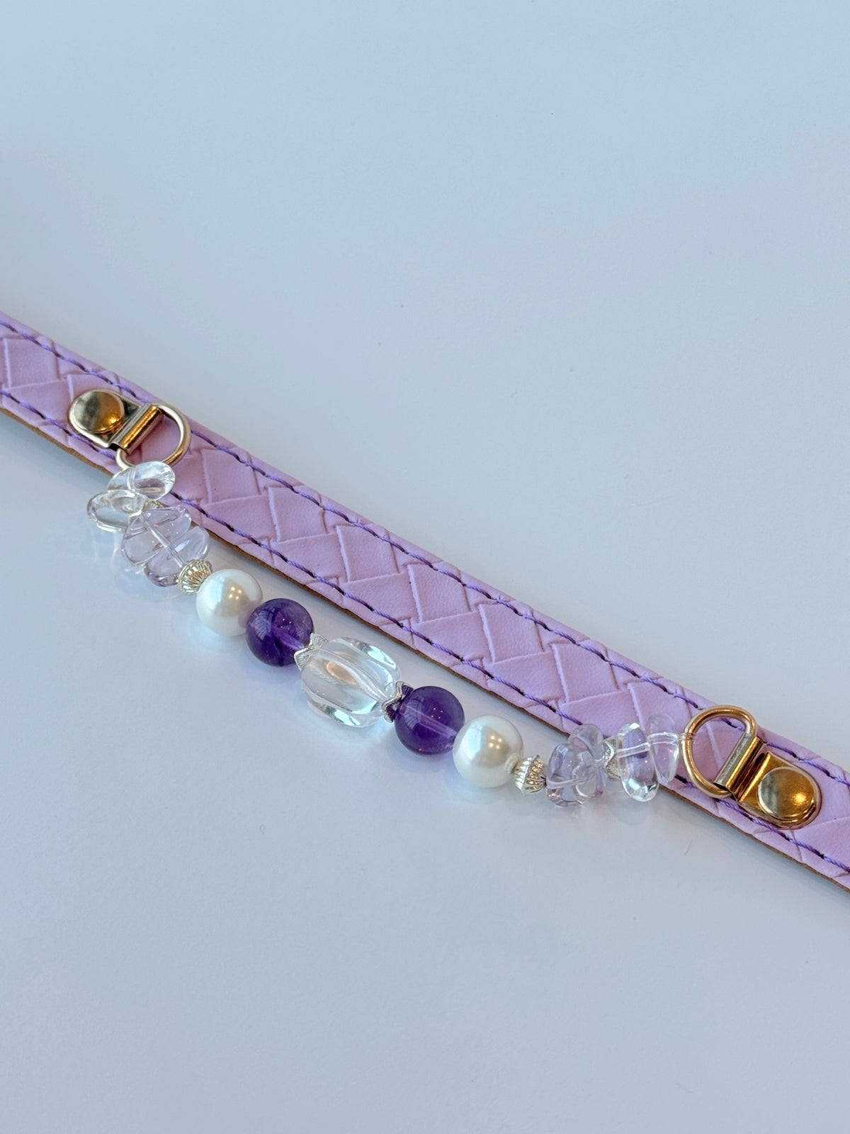 Clear Quartz & Amethyst Calm Collar