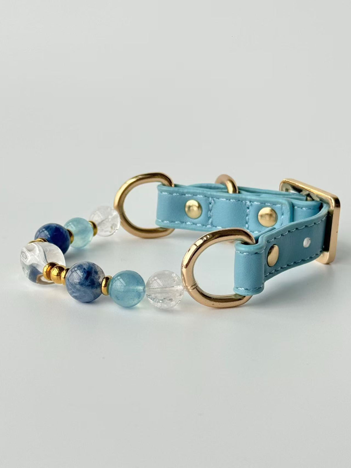 Collar Armonía Aguamarina Celeste