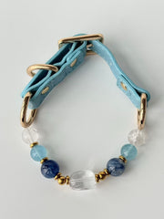 Collar Armonía Aguamarina Celeste