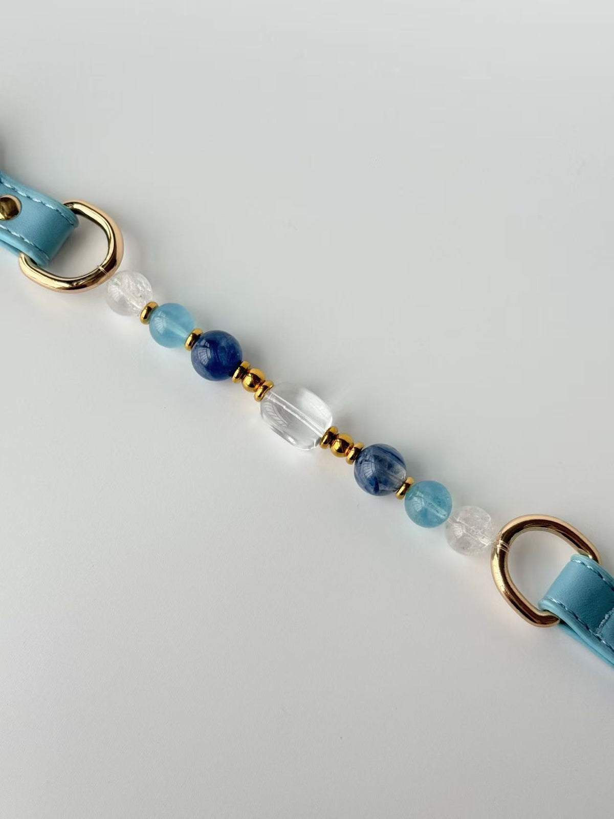 Collar Armonía Aguamarina Celeste