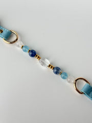 Collar Armonía Aguamarina Celeste