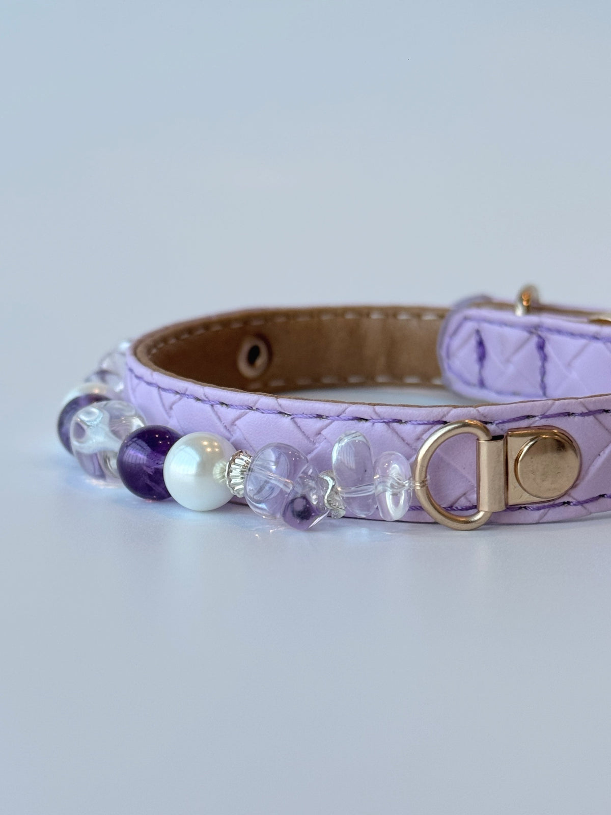 Clear Quartz & Amethyst Calm Collar